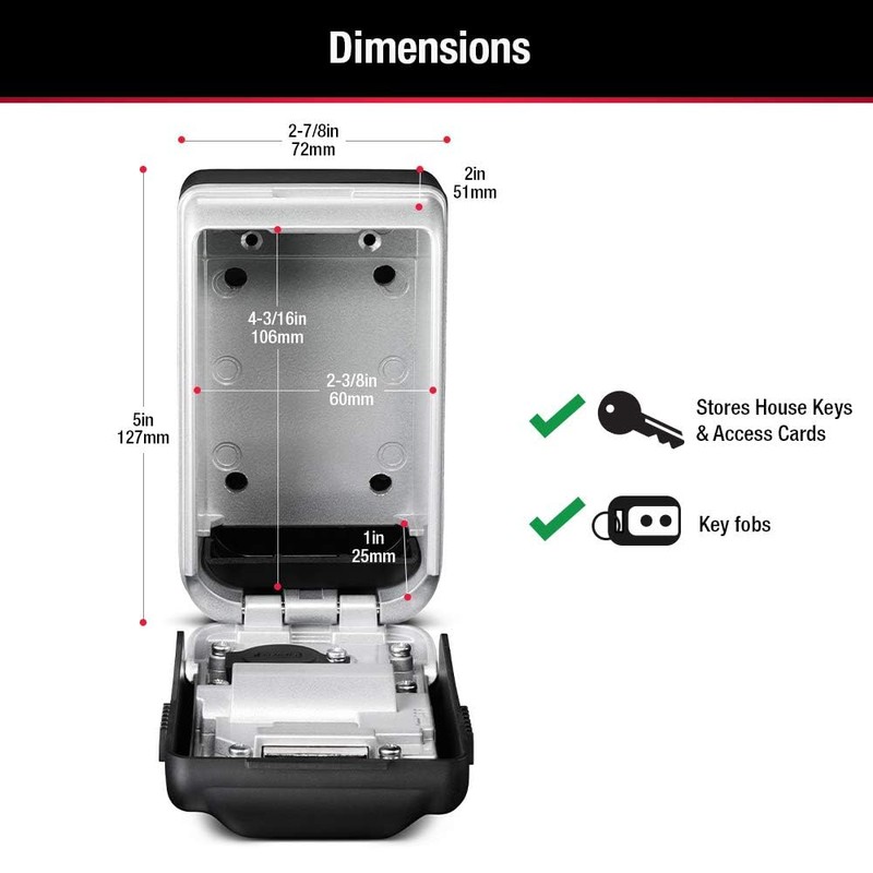 Master Lock 5425D Set Your Own Combination Wall Mount Lock