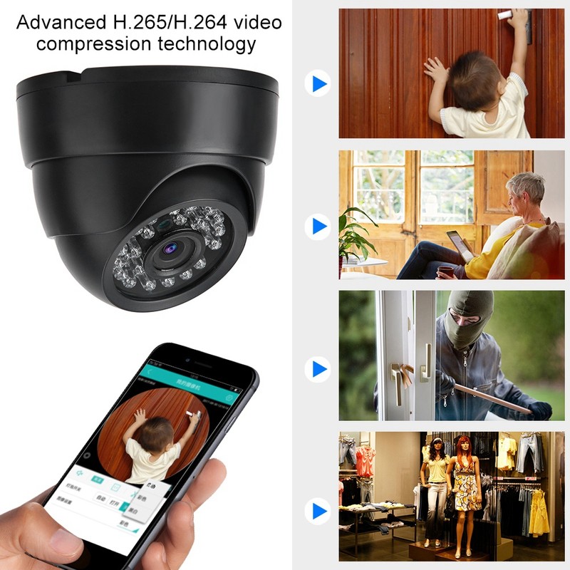 Dome Wide angle Safety Camera Infrared IR Night Home Security