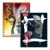 2 Libretas Profesional Norma Naruto 100h Cuadro C5, Variado Multicolor