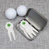 Azeeda 'Four Leaf Clover' Golf Divot Tool/Repair Fork Gift Set