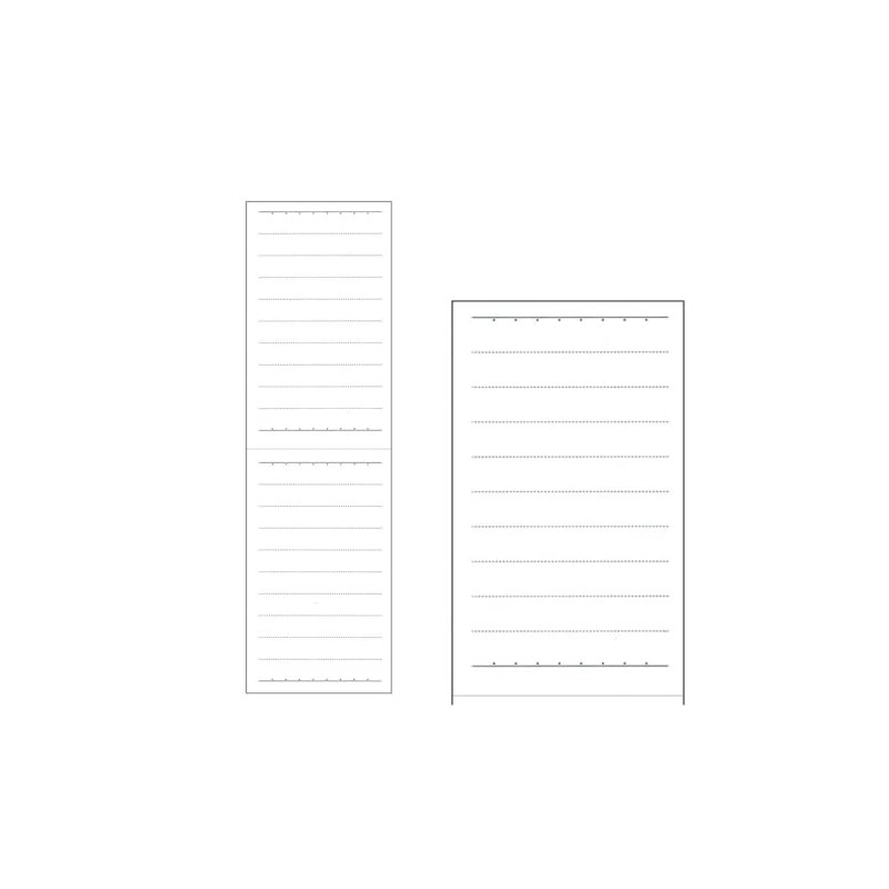 Daigo B3436 Notebook, Vertical Pencil, Black