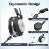 Wantek Headset mit Mikrophone, Wireless Headset 882BT mit Ladestation, V5.2