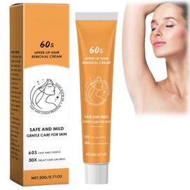 Facial Hair Remover for Women,Upper Lip Hair Remover,Facial Hair Remover Cream for Women,Depilatory Cream,Moisturizing Face Cre/am for Upper Lip Chin,Gentle Up/per L/ip H/air Removal Crea/m