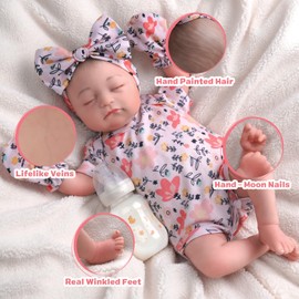 BABESIDE Reborn Baby Dolls Connie - 20 inch Soft Vinyl Realistic-Adorable Baby Doll Real Life Baby Dolls with Complete Accessories Perfect for Cuddling, Playtime, and Gift Giving