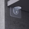 10 Pcs Self-Adhesive Shelf Bracket Pegs Plastic L Shaped Cabinet