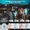 Creatina Monohidratada Micronizada Pura Polvo 500gr Oby Creatine 100 Servicios