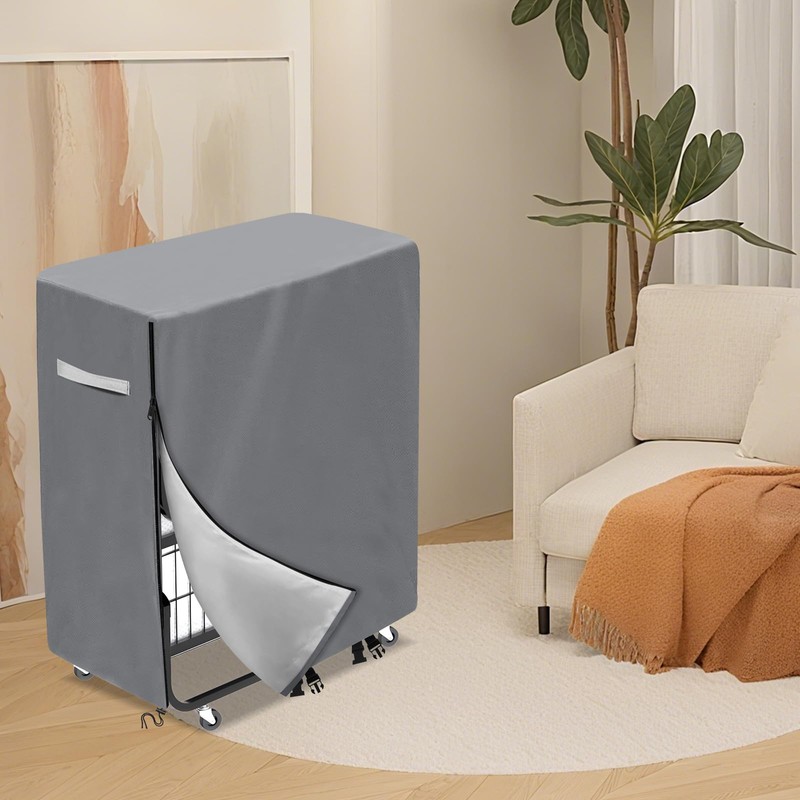 Gasadar Rollaway Bed Cover 38 in Adjustable Folding Bed Storage