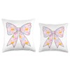 Coquette Bow Easter Bunny Pattern Happy Easter Day Feminine Throw