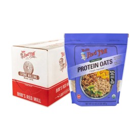 Bob's Red Mill Organic Protein Oats - 32 oz (Pack of 4) 32 Ounce