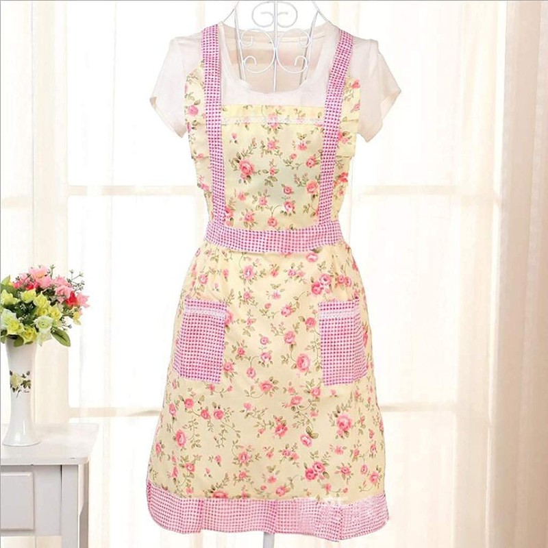Harrington Marley Apron Floral Pretty Vintage Shabby Chic Peony Roses