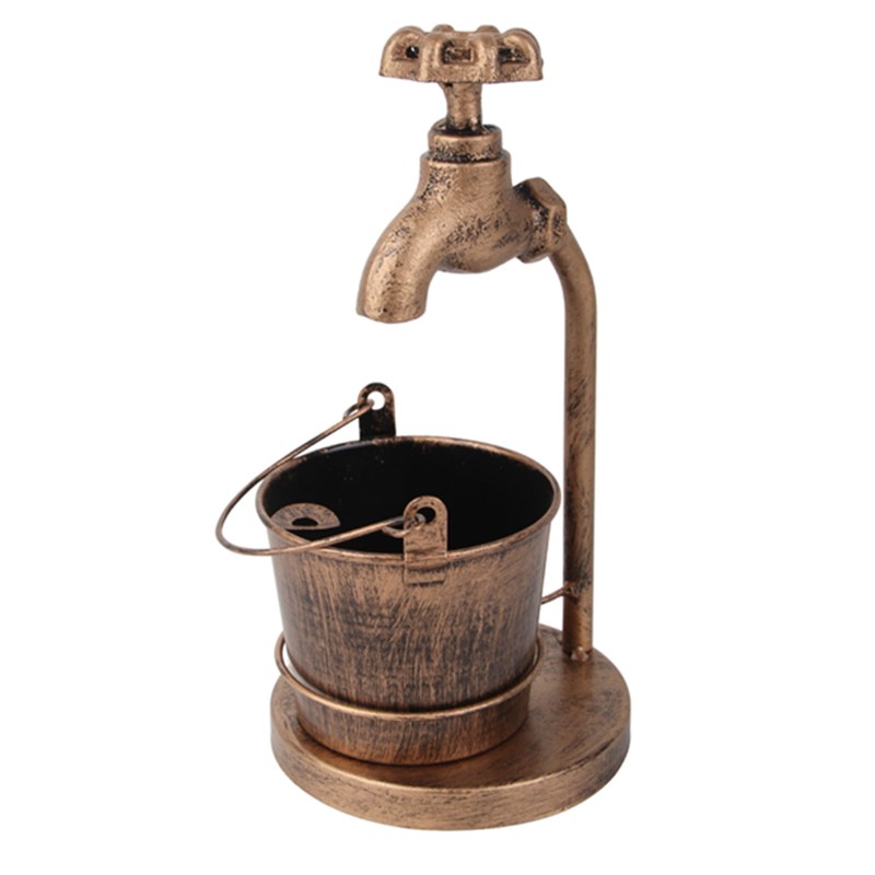 Iron Ashtray Vintage Hand‑Made Craft Faucet‑Shaped Ash Tray Bar Props