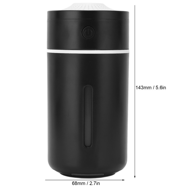 Car Humidifier Super Quiet Portable Mini USB Humidifier with 2