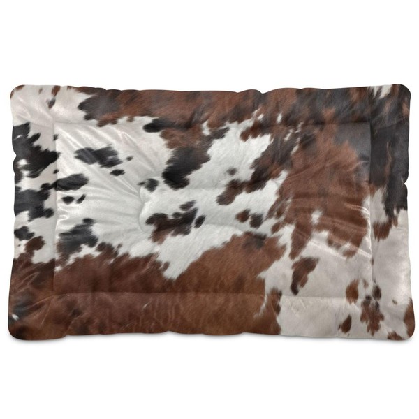 Kigai Cow Print Dog Bed Machine Washable Pet Bed Mattress
