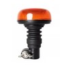 Flashing Amber LED Beacon Flexible DIN Pole Mount Tractor Digger
