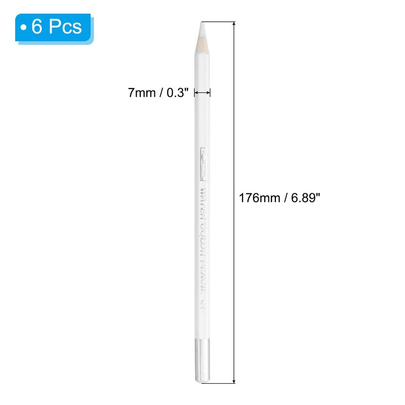 PATIKIL Watercolor Pencil, 6Pcs Water Soluble Pencils for Blending, Coloring,
