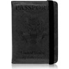 RFID Blocking Passport Holder Wallet – Leather Travel Case with