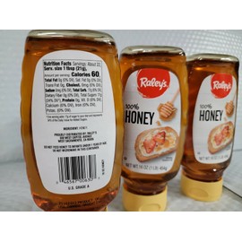Honey 100% 16 OZ (3 pack Squeezable) Raley's ONE Ingredient - No Preservatives