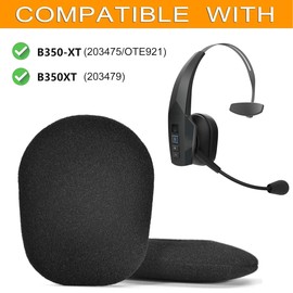 20 Stück B350XT Ohrpolster aus Schaumstoff und Mikrofon-Schaumstoff – defean Ersatz-Ohrpolster kompatibel mit VXI BlueParrott B350-XT (B350XT B350 XT) Version 1 und Version 2 Trucker Bluetooth-Headset