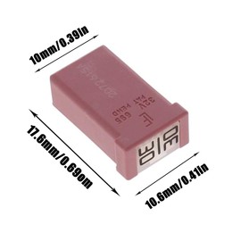 30Amp 32V Micro Cartridge Fuses Mini Automotive MCASE Shaped Cartridge Fuse Kit(10 Pcs)