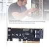 PCIe3.0 X8 to U.2 Adapter Card 64Gbps High Speed PCI