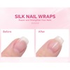 KADS Nail Silk Wrap Self-adhensive Tabs Hairpiece Adhesives White 300cm