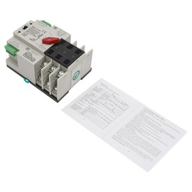 Dual Power Automatic Transfer Switch NLQ4-125/3P 100A 220V AC Automatic Transfer Switch Switch Load Diverter for Municipal Power UPS Inverter Solar
