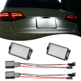 Attisfiera LED Number Plate Light for Altea Arosa Cordoba Ibiza Leon Toledo 5P0943021 License Plate Light Number Plate Light