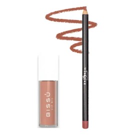 Lip Combo Brillo Lip Oil Bissu + Delineador Italia Deluxe