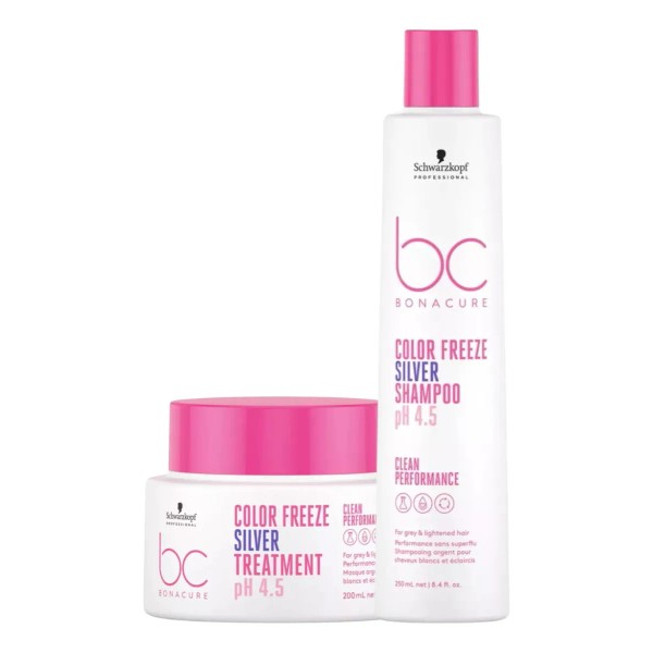 Kit Shampoo Y Tratamiento Para Canas Schwarzkopf Color 200ml