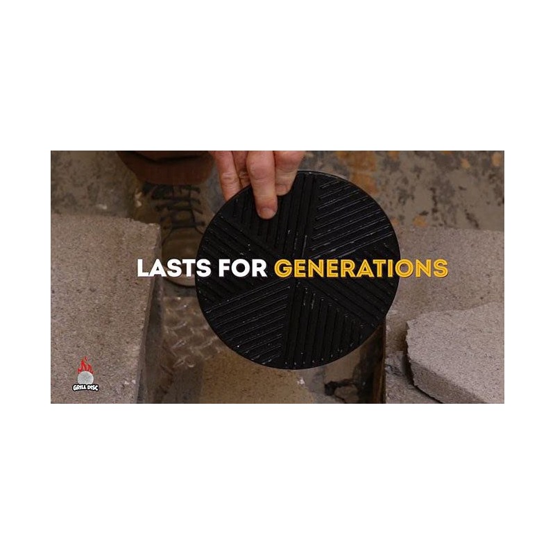 Cast Iron Grill Insert Pan - 7.5" Round Griddle Platte