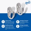 Select Hardware HK0209B 2X Single Robe Coat Hooks with Screws,