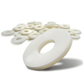 PROTECH Pack of 50 Large Polyamide Washers DIN 9021 M8 Washers Polyamide Washers PA Plastic Washers