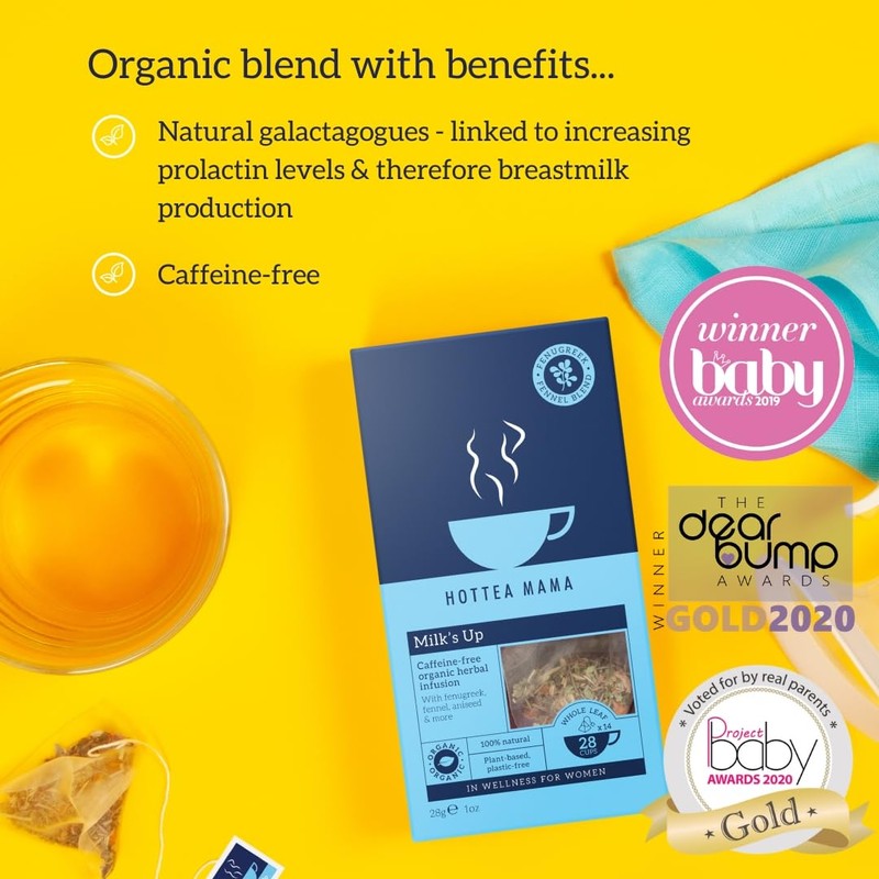HOTTEA MAMA | Milk’s Up | Organic Breastfeeding Tea With