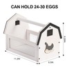 Egg Basket for Gathering Fresh Eggs, Farmhouse Egg Collecting Basket,
