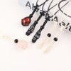 weryerker 12 PCS Crystal Cage Necklace Holder Necklace Cord Empty
