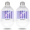 [2-Pack] BANPESTT Bug Zapper Light Bulb 2-in-1 Indoor Mosquito Zapper