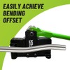 Conduit Bender, 12~14.3mm（9/16in）- Adjustable Offset for Flexible & Precise Bends,