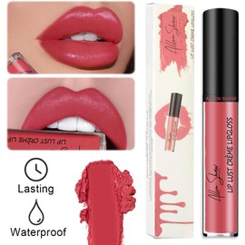 Hydrating Lip Glow Oil Textura Crema Nourishing Non-Sticky Brillo Labial Voluminizador Lápiz Labios Líquido Mate a Prueba de Agua Larga Data