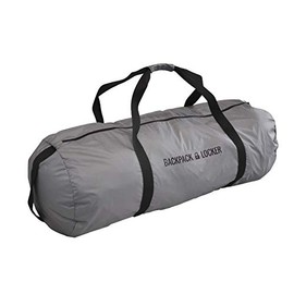 Backpack Locker - Backpack Cover for Airplane - Large Shoulder Bag - Free Hanging Lock, lightgrey, Commercial Vehicles