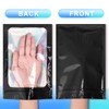 100 Pieces Smell Proof Mylar Bags- Resealable Holographic Packaging Pouch