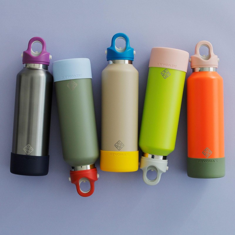 REVOMAX Carbonated Vacuum Insulated Bottle, No Cap, 32 oz, 950