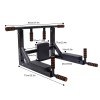 Pull Up Bar Raise Dip Station Vertical Knee Exercise Equipment