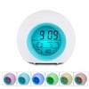Digitaler LED Wake up Wecker Kinder Erwachsene, 7 Farben ändern
