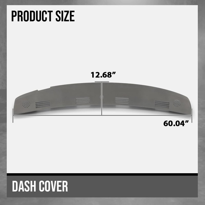 G-PLUS TPE Dash Defrost Vent Cover Cap Compatible with Dodge