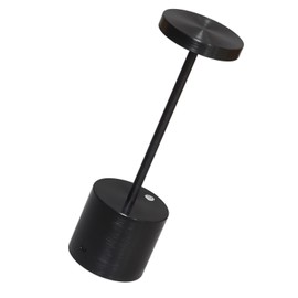 Cordless Table Lamp Rechargeable Outdoor Portable Battery Operated LED Table Light, IP54 Protection, 3 Color Dimmable, for Home Restaurant Desk Bar Patio Kitchen Dinning Party (2 Pack Black)