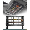 Molle Visor Organizer Universal Sun Visor MOLLE Panel for Vehicle