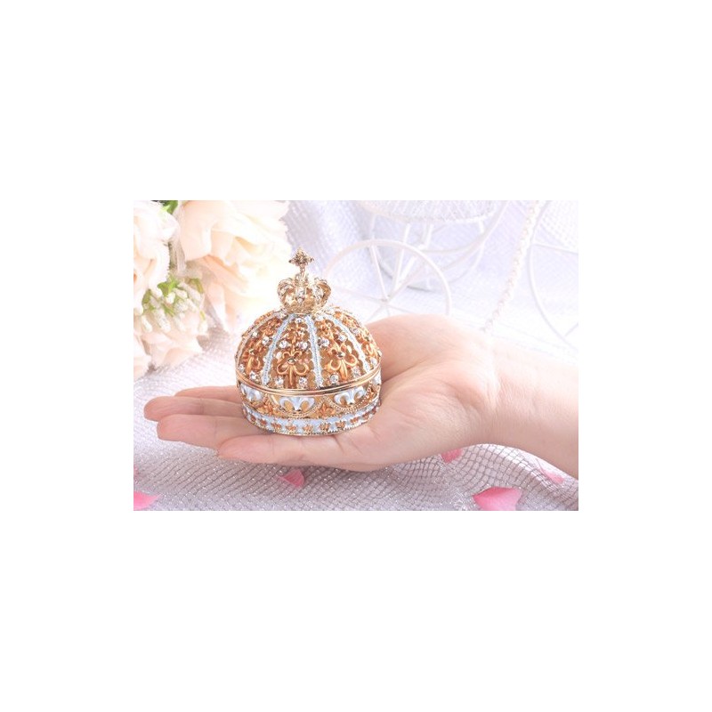 < Blue Crown > Pierce Jewelry Box Jewelry Box