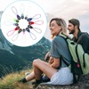 Pack of 12 Multicolour Mini Survival Compass Outdoor Compass Kids