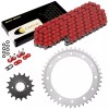 Caltric Red O-Ring Drive Chain & Sprocket Kit for Honda