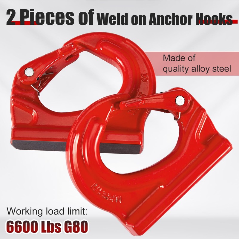 3 Ton Weld on Anchor Hook,Alloy Steel Weld on Hook